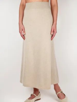 A Line Cashmere Skirt 