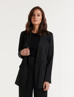 Alora Satin Tie Co-Ord Blazer