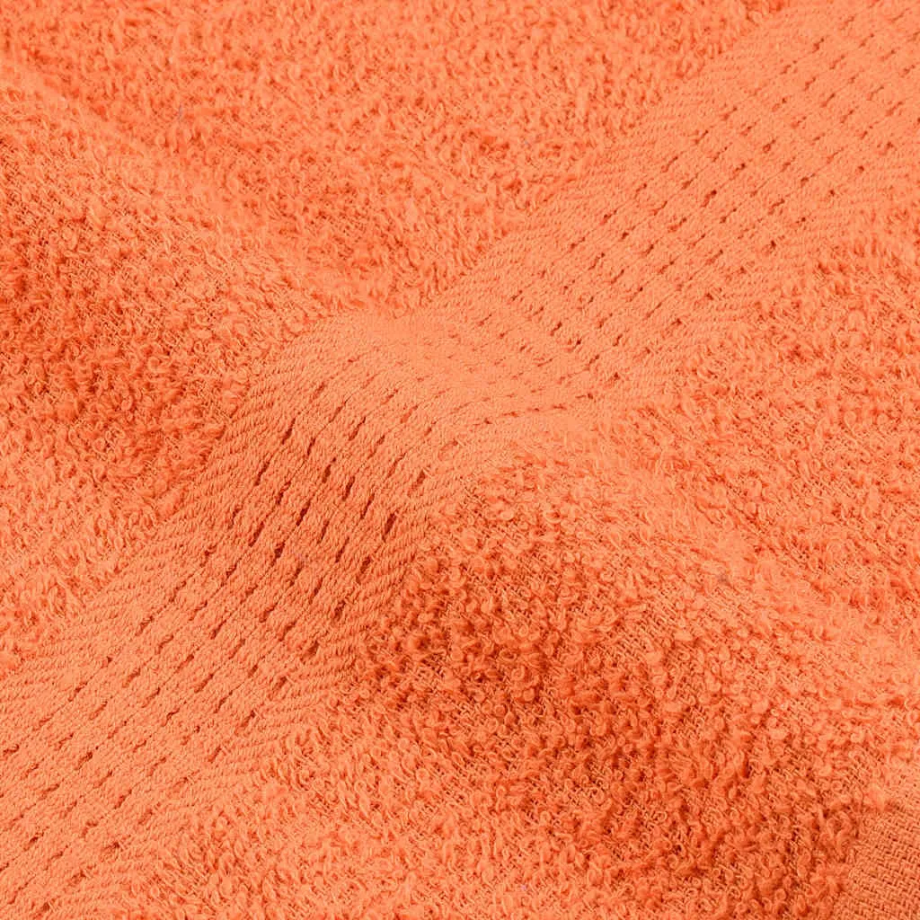 Bath Towels 2 pcs Orange 100x150 cm 360 gsm 100% Cotton