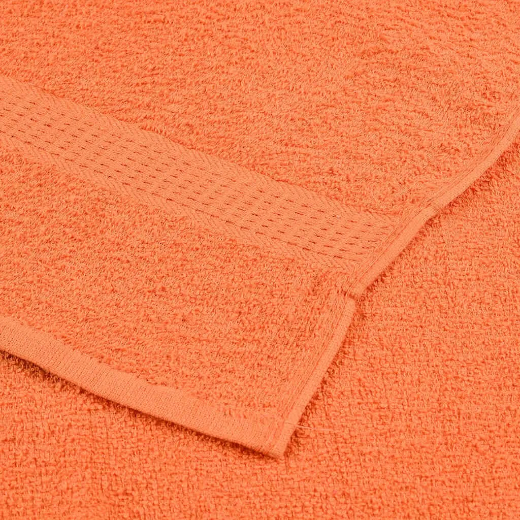 Bath Towels 2 pcs Orange 100x150 cm 360 gsm 100% Cotton