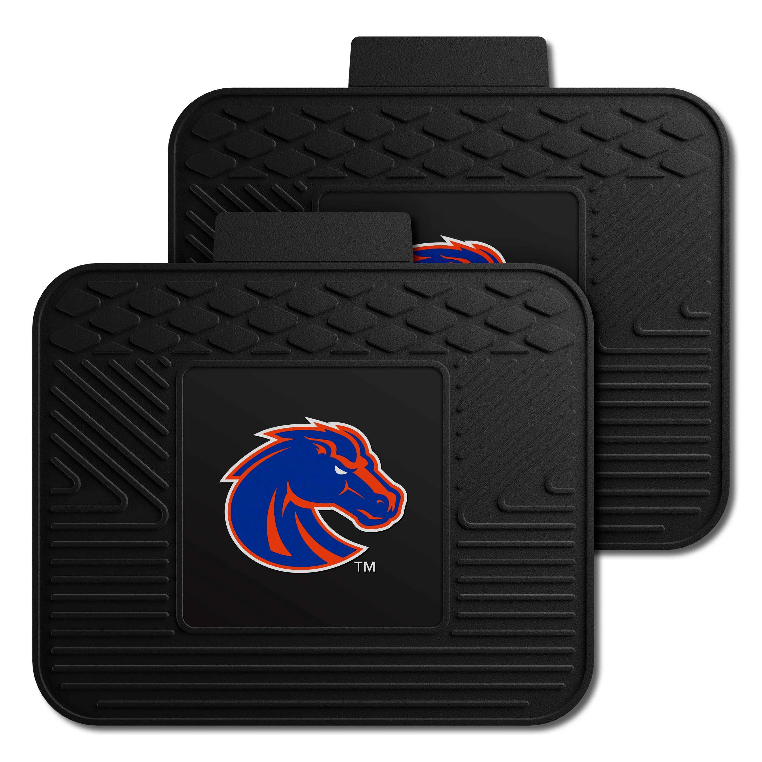 Boise State Broncos Back Seat Car Utility Mats - 2 Piece Set