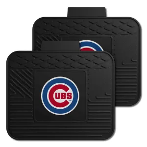 Chicago Cubs Back Seat Car Utility Mats - 2 Piece Set