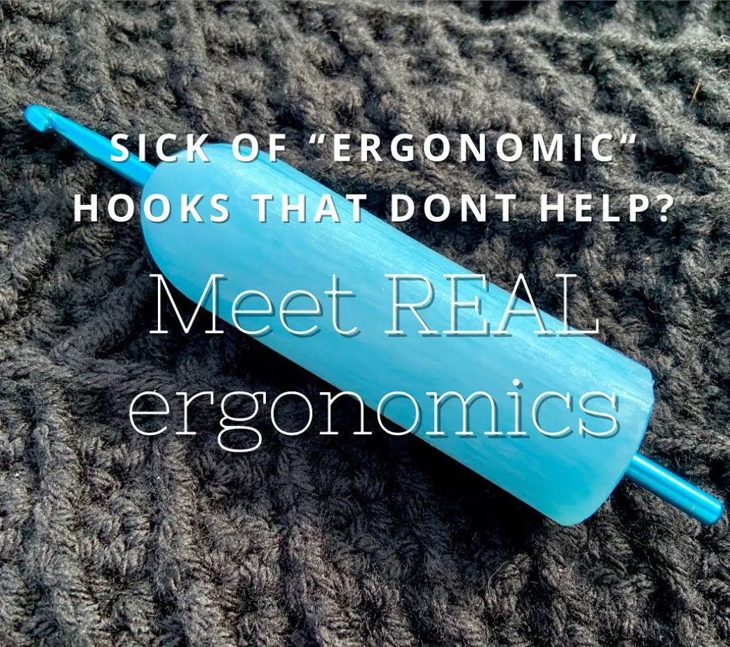 Chunky Boy - ergonomic crochet hook aid