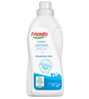 Friendly Organic 750ml Fragrance Free Baby Fabric Softener, White