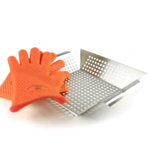 Grill Pan & Glove Set