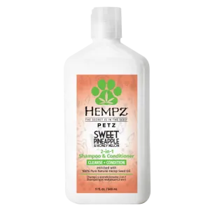 Hempz Petz Herbal Shampoo & Conditioner Sweet Pineapple & Honey Melon - 17 oz.