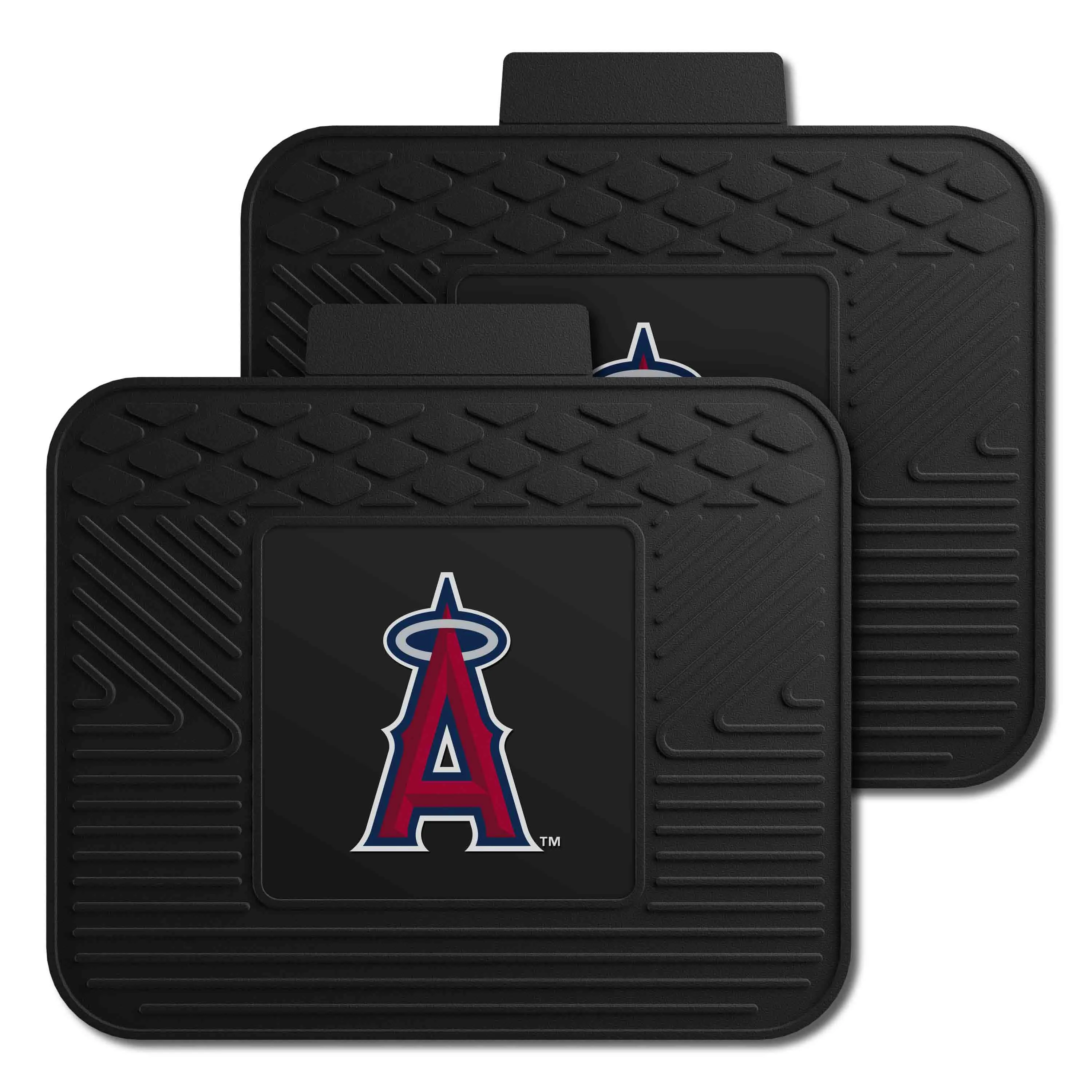 Los Angeles Angels Back Seat Car Utility Mats - 2 Piece Set