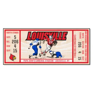 Louisville Cardinals Ticket Runner Rug - 30in. x 72in.