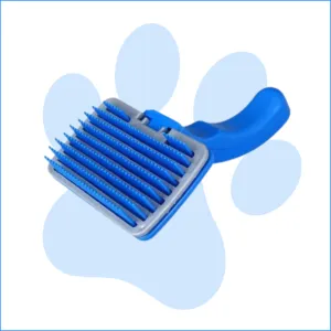 Plastic Slicker Brush with Press Key