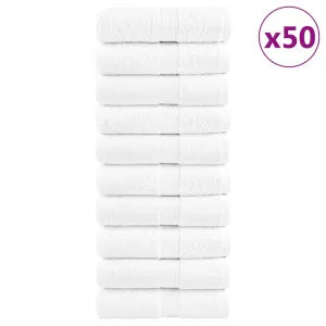 Premium Soap Towels SOLUND 50pcs White 30x30cm 600gsm