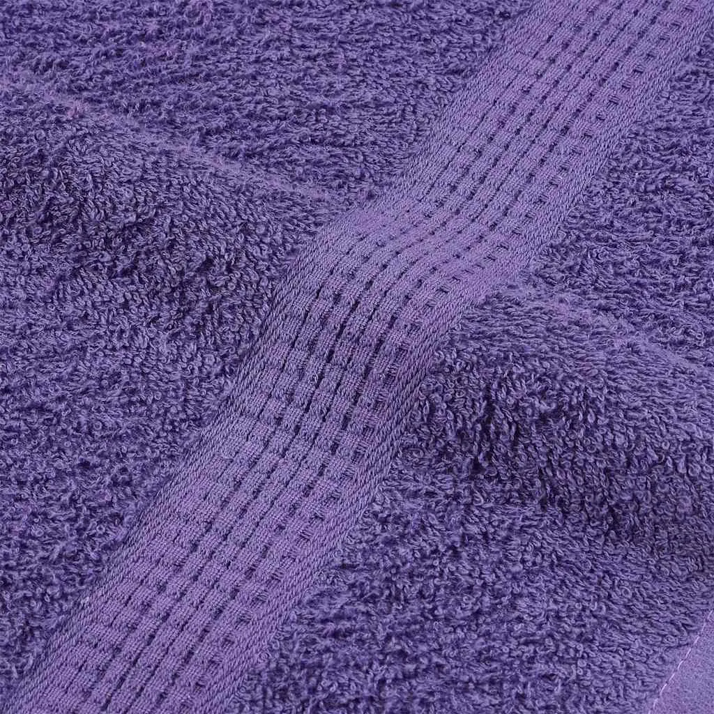 Shower Towels 10 pcs Purple 70x140 cm 360 gsm 100% Cotton