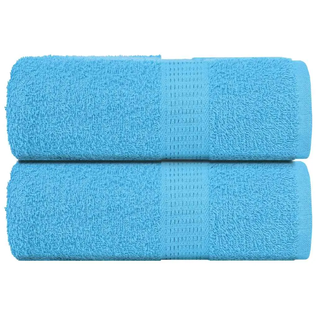 Soap Towels 2 pcs Turquoise 30x30 cm 360 gsm 100% Cotton